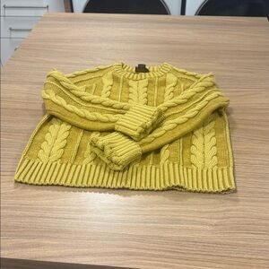 women’s Gold/yellow Pendleton sweater